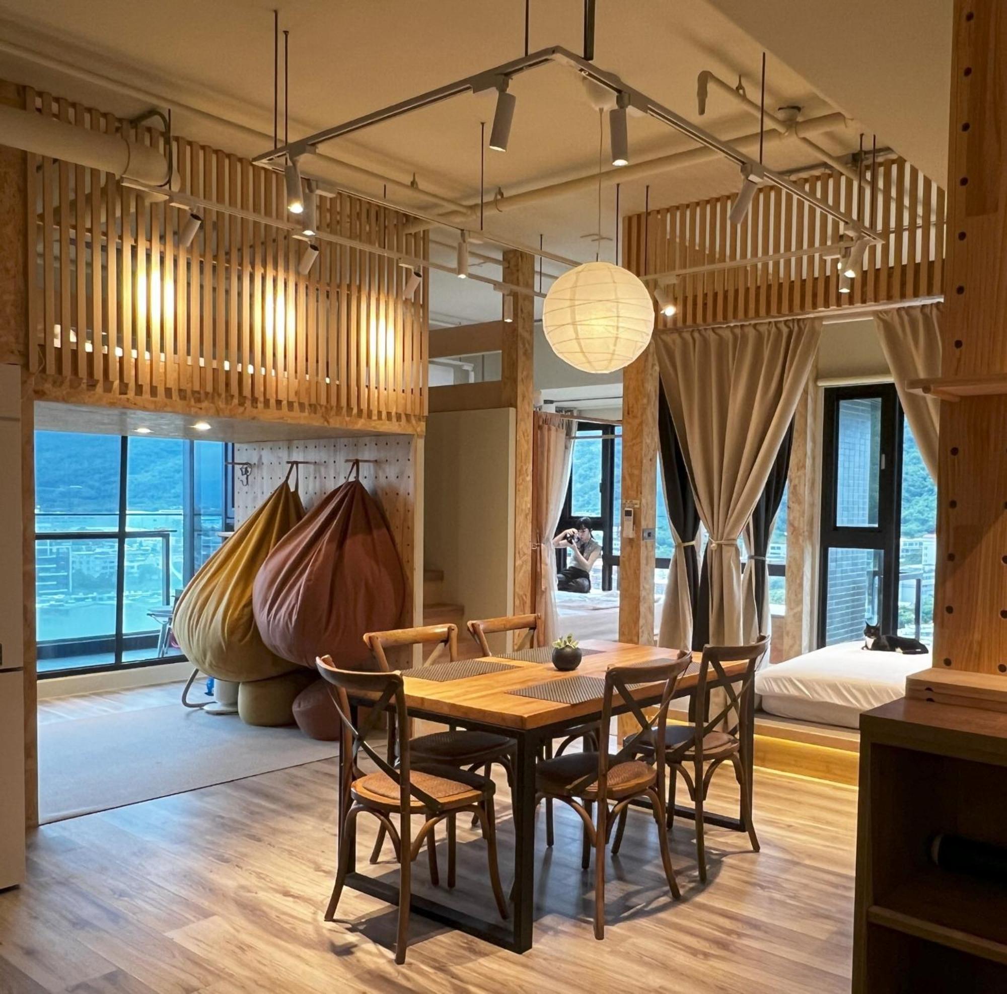 شقة Toucheng Happyhouse頭城黑皮家 附早餐 المظهر الخارجي الصورة